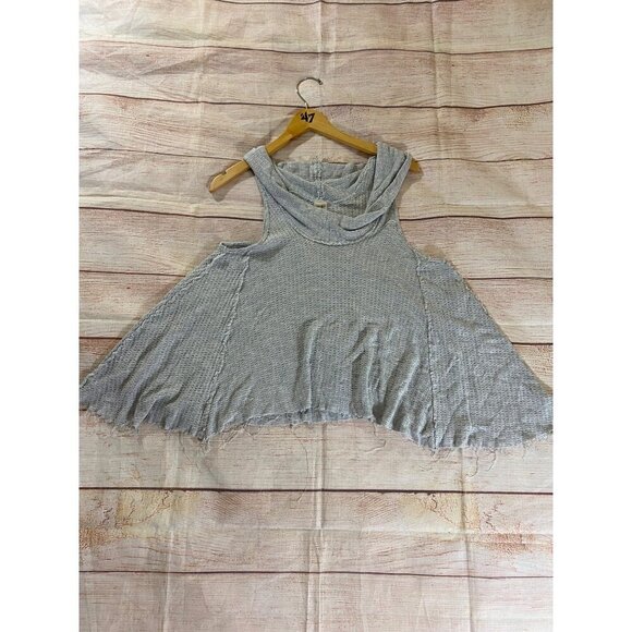 Free People We The Free Grey Women's Swing It Cowl Neck Tank - XS - Picture 4 of 12